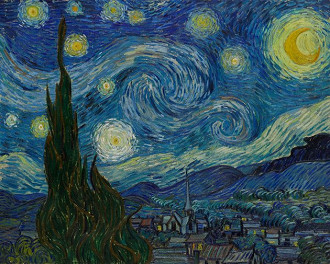 Noite Estrelada, obra mais famosa de Van Gogh