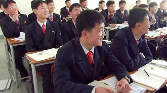 Escola na Coréia do Norte