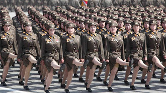Mulheres do exército norte-coreano