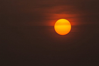 O Sol gira em seu eixo uma vez a cada 25 dias