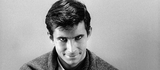 Anthony Perkins como Norman Bates em Psycho.